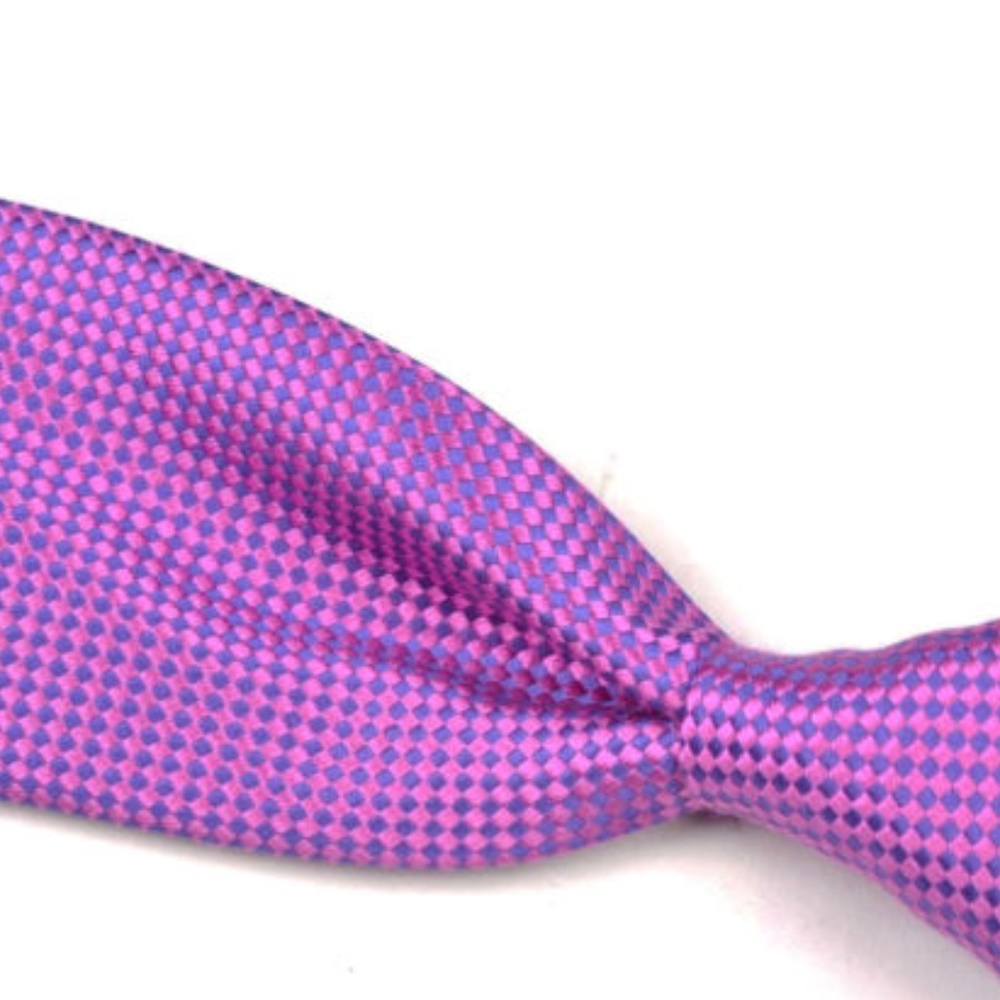 Silk Mens Luxury Tie IKE BEHAR Fuchsia Purple